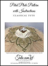 Download - Petal Plate Design Pattern with Instructions for Classical Tutus